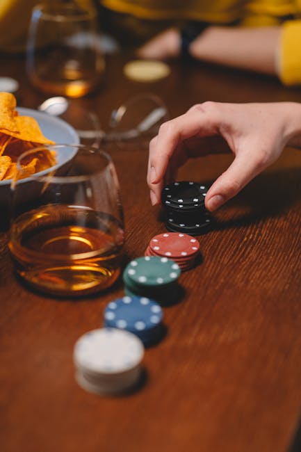 Elegant card game tournament with players at a velvet-covered table