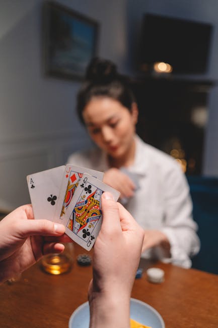 Premium Card Game Tournament with players competing at elegant tables